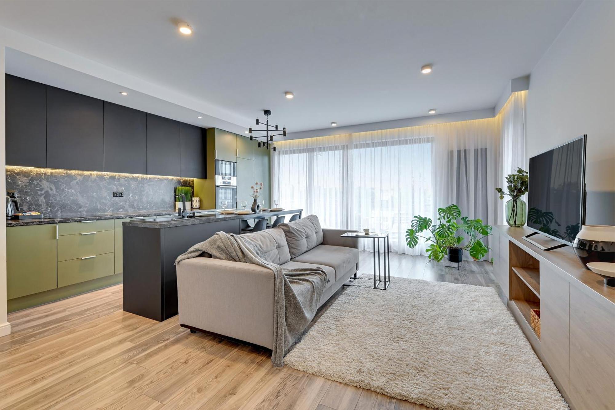 Aura Island Riverside By Downtown Apartments Gdansk Luaran gambar
