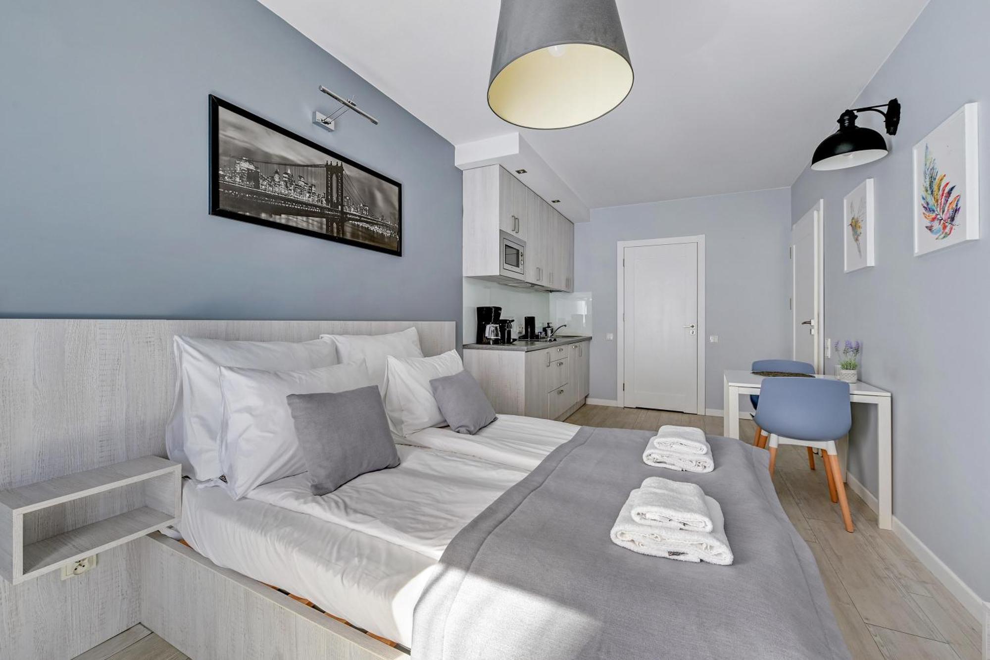 Aura Island Riverside By Downtown Apartments Gdansk Bilik gambar