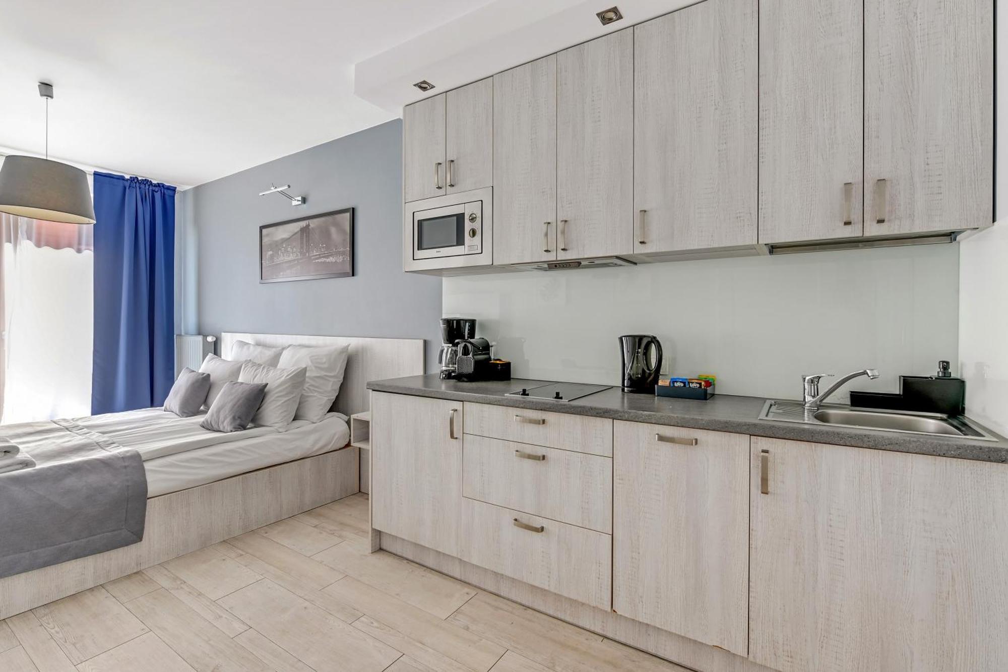 Aura Island Riverside By Downtown Apartments Gdansk Bilik gambar
