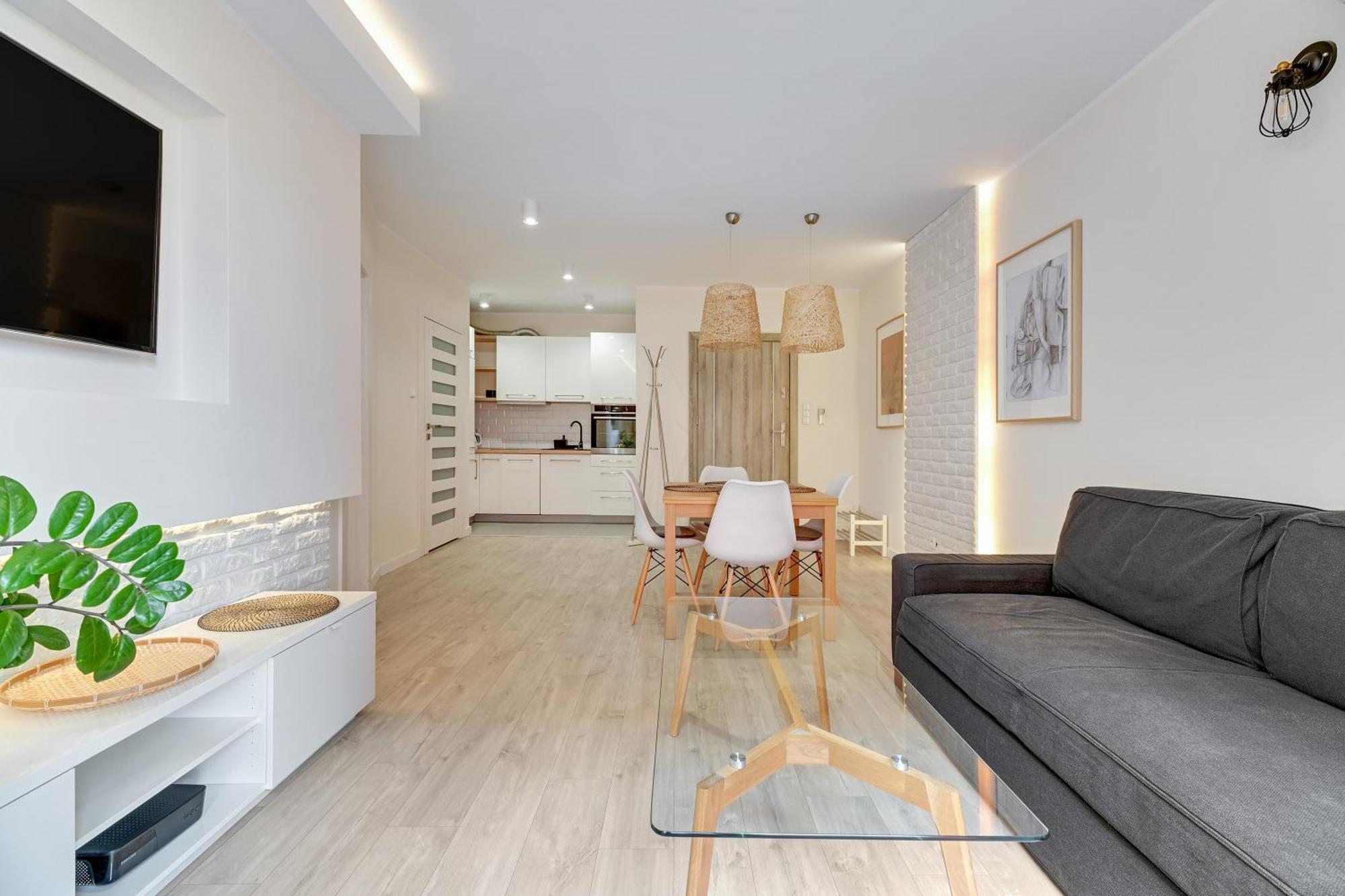 Aura Island Riverside By Downtown Apartments Gdansk Bilik gambar