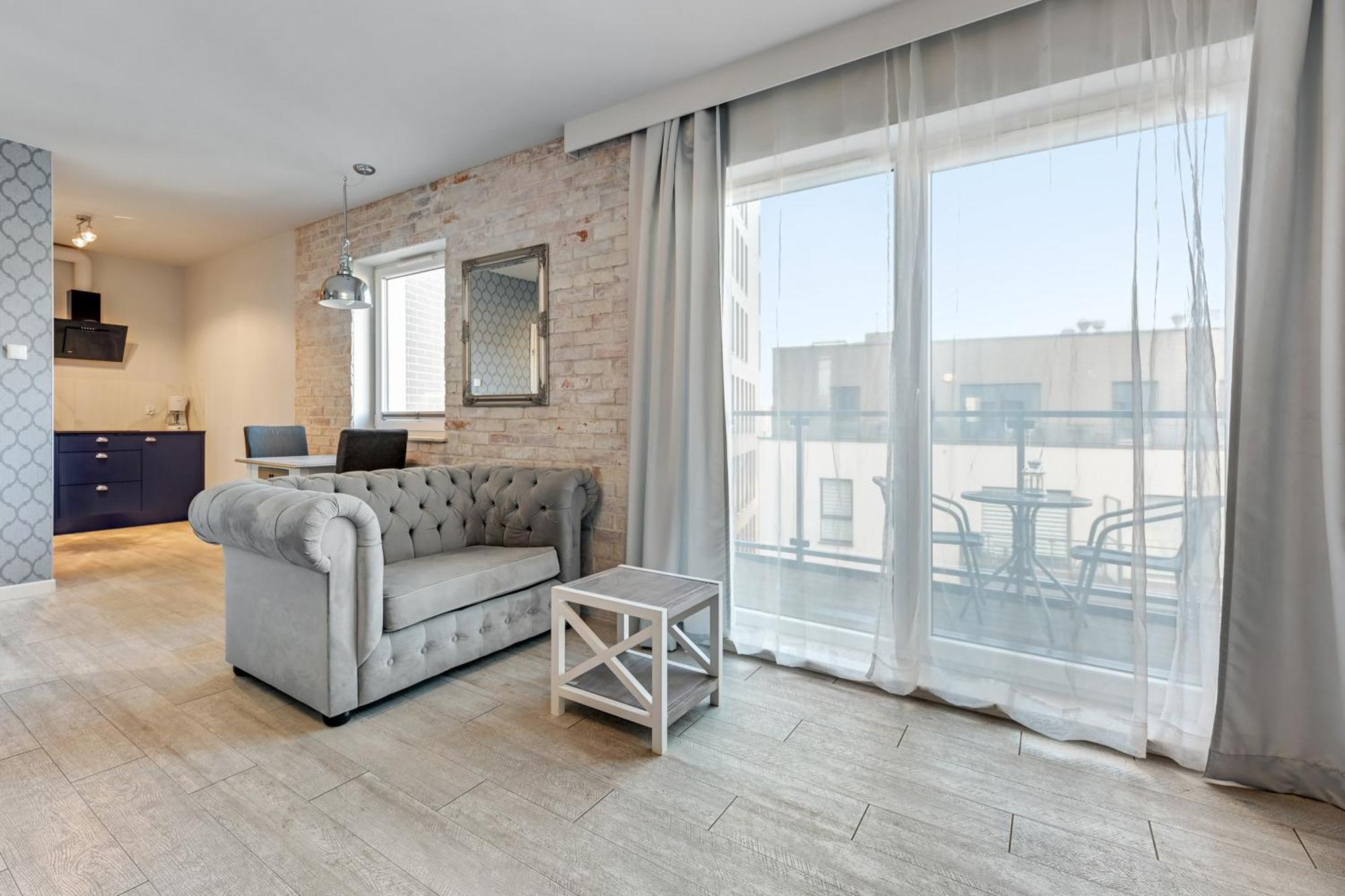 Aura Island Riverside By Downtown Apartments Gdansk Bilik gambar